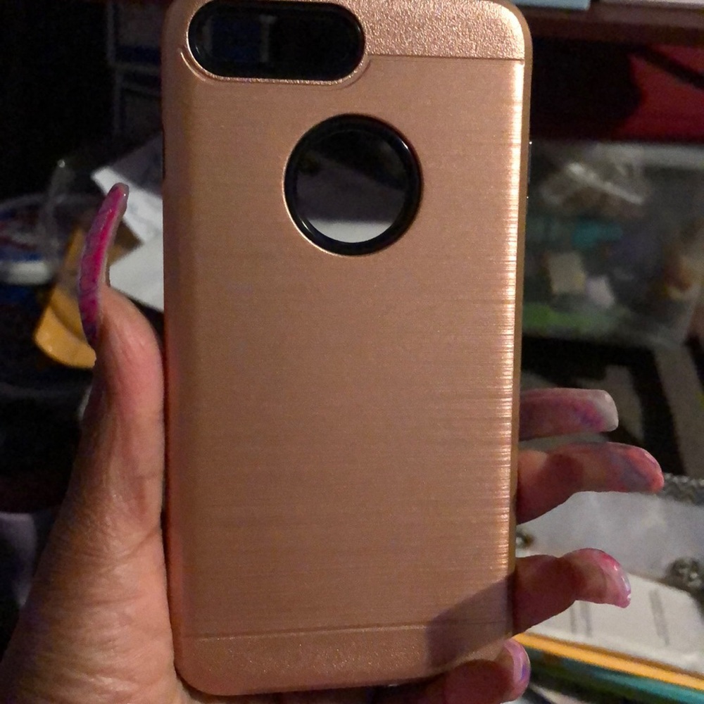 iPhone 7/8 Plus brushed case in cream beige